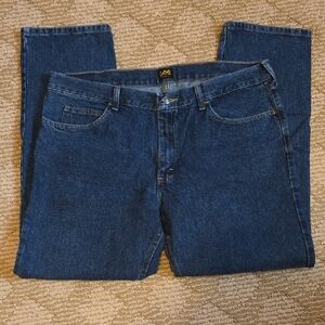 Lee Men's Dark Blue Relaxed Jeans